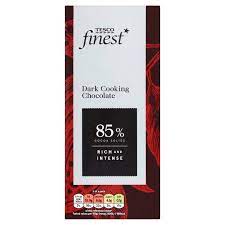 Shop in store or online. Tesco Finest Dark Cooking Chocolate 100g Tesco Groceries