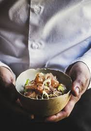 Ahi Poke Tartare De Thon A La Hawaienne Par Julien Duboue Recette Tartare De Thon Thon Cuisine Et Boissons