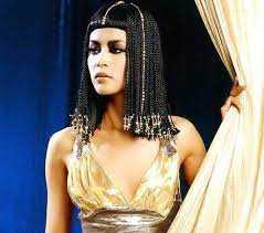 Black one size fits all with adjustable straps only wig for sale. New Beaded Braided Black Cleopatra Costume Wig By Amc 19 99 Egyptian Hairstyles Cleopatra Wig Beauty Hair Extensions