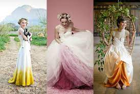 21 Unique Wedding Dresses Ideas For Brides Who Don T Want To Adhere To Traditions The Bes Unusual Wedding Dresses Wedding Dresses Unique Ombre Wedding Dress