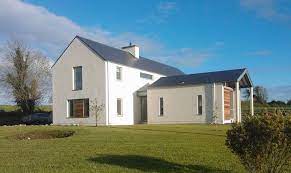 P This Project Was Conceived As A Contemporary Variation On The Traditional 2 Storey Gabled Ru House Designs Ireland Single Storey House Plans Architect House