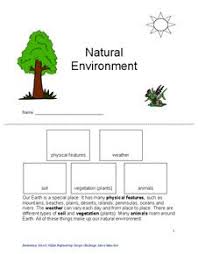 Natural Resources Lesson K 4 It Has A Booklet You Can Print For Use By The Students Easy To Natural Resources Lesson Kindergarten Science Science Activities
