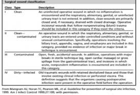 Aorn Surgical Wound Classification Related Keywords