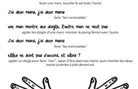 Comptine J Ai Deux Mains A La Tres Tres Petite Maternelle Comptines Comptine J Ai Deux Mains Deux Mains