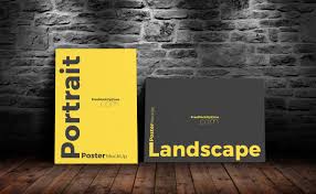 Today I Ll Introduce You The Best And Professional Freebie Of The Day Showcase Your Horizontal And Ve Poster Mockup Landscape Poster Poster Design Inspiration