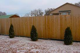 It was small and a little cramped, but it had a privacy fence, small patch of grass for the dog, a picnic table and a fire ring. Taylor Fence Company