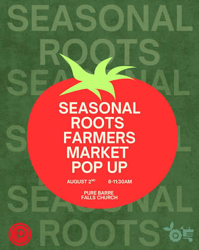 Free Interactive Farmers Market Experience at Pure Barre – Falls Church