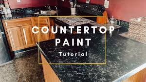 I experimented with countertop paint in my kitchen. Diy Countertop Painting Tutorial Giani Countertop Paint In Bombay Black Youtube