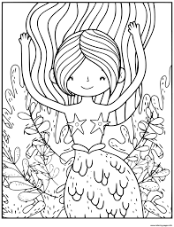 All of our coloring books are free for girls to enjoy. Cute Girl Mermaid Doing Yoga For Fun Coloring Pages Printable