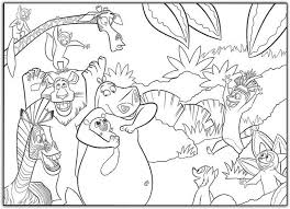 Animals madagascar coloring pages for kids printable free Madagascar Coloring Pages From Ellie Free Printables