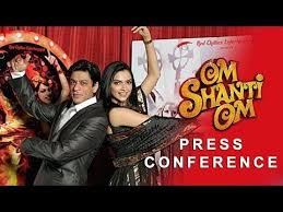Om Shanti Om Press Conference Deepika Padukone Shah Rukh Khan Shreyas Talpade Arjun Rampal Youtube Om Shanti Om Full Movies Film Movie