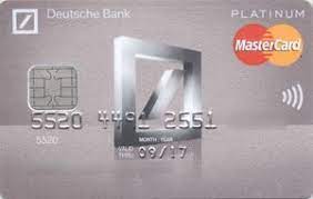 There are a handful of exciting features that most of the platinum cards have, they are: Bank Card Deutsche Bank Mc Platinum Deutsche Bank Pbc S A Poland Col Pl Mc 0255