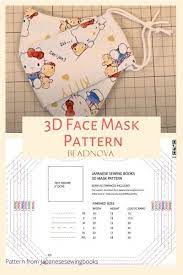 That mask won't protect you by anything except flies and winds while riding a bike. Printable 3d Face Mask Patterns Olson Pleated Sewing Guide Pdf Beadnova Easy Face Mask Diy Face Mask Tutorial Diy Sewing Pattern