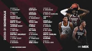 Alabama will open the conference portion of. Men S Hoops Unveils Remaining 2020 21 Schedule Mississippi State