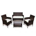 Svita Poly Rattan Sitzgruppe Essgruppe Set Farbwahl Cube Sofa Garnitur Gartenmobel Lounge Farbwahl 4er Garnitur Braun Al Mit Bildern Sitzgruppe Gartenmobel