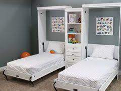 Two Twin Murphy Beds Dobles Camas Plegables Murphy Bed Ideas Space Saving Murphy Bed Murphy Bed Plans