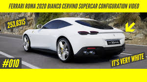 This gorgeous gt takes inspiration from some of the company's most influential designs and marks a return to timeless styling. Ferrari Roma 2020 Bianco Cervino Supercar Configuration Video No Commentary Youtube
