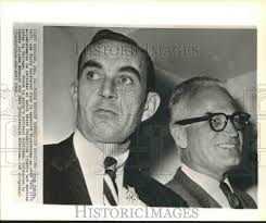 1965 Press Photo GOP leaders meet in Chicago: Dean Burch, Barry Goldwater