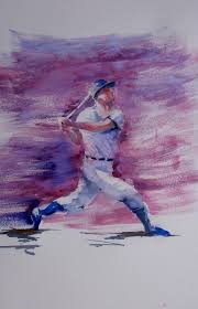 Custom baseball oil paintings by robert dove. Baseball Player 3 Painting By Giorgio Gosti Saatchi Art
