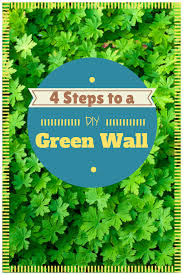 Use the boards to frame the faux green wall area. Diy Green Wall Made Easy In 4 Steps