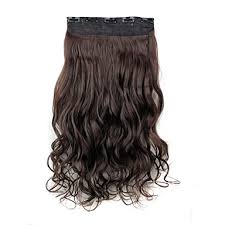 We offer dark brown curly clip in hair extensions for sale with. 24 Inch 120g Long Dark Brown Heat Resistant Synthetic Fiber Curly Clip In Hair Extensions With 5 Clips Eiibso