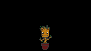 The Groot Pixel Art Wallpaper Pixel Art Marvel Comics Wallpaper Marvel Wallpaper