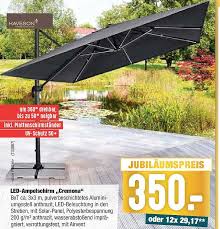 Maybe you would like to learn more about one of these? Haveson Led Ampelschirm Cremona Angebot Bei Hellweg