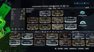 How to get rhino guide. Warframe Umbra Rhino Prime Best Build 2020 Best Build Everything And Nothing Game Guide