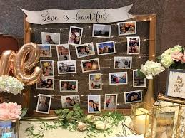 Wooden Frames For Photo Display Wedding Photo Display Wedding Photo Table Wedding Anniversary Decorations