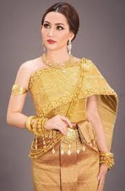 Khmer Wedding Costume National Clothes Traditional Outfits Korean Fashion