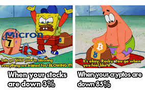 This pullback is not a bad thing, and we will talk about how we predicted it and knew it was coming. Why Bitcoiners Are Using Memes To Cope With A Crash