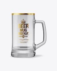 Empty Tankard Glass Mug Mockup In Cup Bowl Mockups On Yellow Images Object Mockups In 2020 Mockup Free Psd Free Psd Mockups Templates Psd Mockup Template