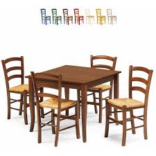 Comprar mesa y silla online pueden ser redondas, cuadradas extensibles de estilo nordico blancas baratas somos especialistas y con el mejor precio compra tus mesas y sillas de diseño al mejor precio en tusmesasysillas.com. Set 4 Sillas Y Mesa Interior Bar Cocina Cuadrado 80x80 Madera Rusty Marron Nuez Set4leggnoc
