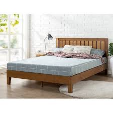 Zinus Alexis 37 Deluxe Solid Wood Platform Bed With Headboard Rustic Pine Twin Walmart Com Wood Platform Bed Wooden Bed Frames Headboards For Beds