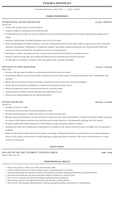 As a newly graduated job seeker, your completed job application is your chance to make a great first for a functional resume, your skills section is the heart of your document. Student Recruiter Resume Sample Mintresume