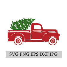 Christmas Truck Tree Svg Eps Jpg Png Dwg Digital Download Etsy Christmas Truck Tree Svg Christmas Svg Files