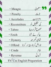 English Urdu Vocabulary Words For Spoken English English Vocabulary Words Vocabulary Words Learn English Vocabulary