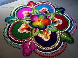 Big Colorful And Attractive Rangoli For Diwali Easy And Unique Rangoli By Poonam Borkar Yo Free Hand Rangoli Design Rangoli Designs Flower Rangoli Designs