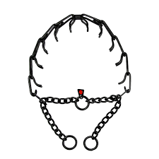 sprenger easy on black stainless steel prong collar