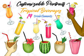See more ideas about tropical drink, drinks, cocktails. Best Friends Clipart Accessories Summer Tropical Drinks Png 842613 Illustrations Design Bundles