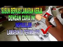 Mulailah buat surat lamaran kerjamu. Cara Menyusun Berkas Lamaran Kerja Dengan Benar Agar Di Terima Hrd Youtube
