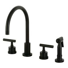 4.8 out of 5 stars 998. Kingston Brass Manhattan Widespread Double Handle Kitchen Faucet With Side Spray Reviews Wayfair