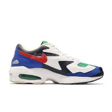 Details About Nike Air Max2 Light Sail Obsidian Blue Red Men Running Shoes Sneakers Bv1359 400