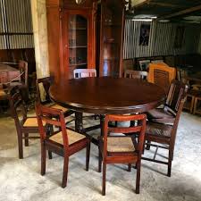 My 6 7 Seater Vintage Narra Dining Table 1 5 Inch Thick Table 2 Piece Top Surrounded By Vintage Narra Balayong Dining Table Table Outdoor Tables