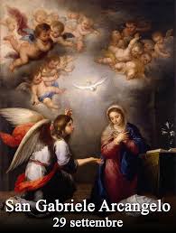Oggi, solennità dell'annunciazione, si celebra il momento in cui l'arcangelo gabriele si recò da maria a dirle del progetto che dio aveva su di lei, mettere al mondo suo figlio. San Gabriele