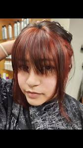 My adorable client that showed me a picture of the color of hair that she  wanted. ❤️