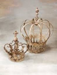 Small And Large Iron Decorative Crowns Crown Decor Metal Crown Crown Candle Holder