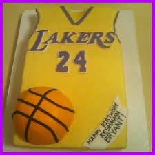Black mamba 8 24 jersey kobe bryant los lakers retirement edition collection. Lakers Jersey Cake Cake By Michelle Allen Cakesdecor