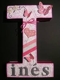 Mi Rincon De Scrap Letra I Alterada Letras De Carton Letras En 3d Decoradas Decoracion De Letras