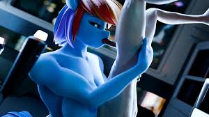 MLP Rainbow Dash Dominant BJ Porn Animation (No Music, SFX Only) - XNXX.COM